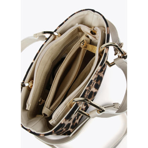 Mini borsa shopper stampa animalier