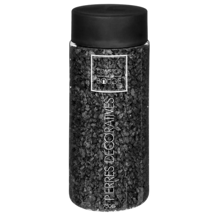 Pierres déco - marbre - noir - 750g