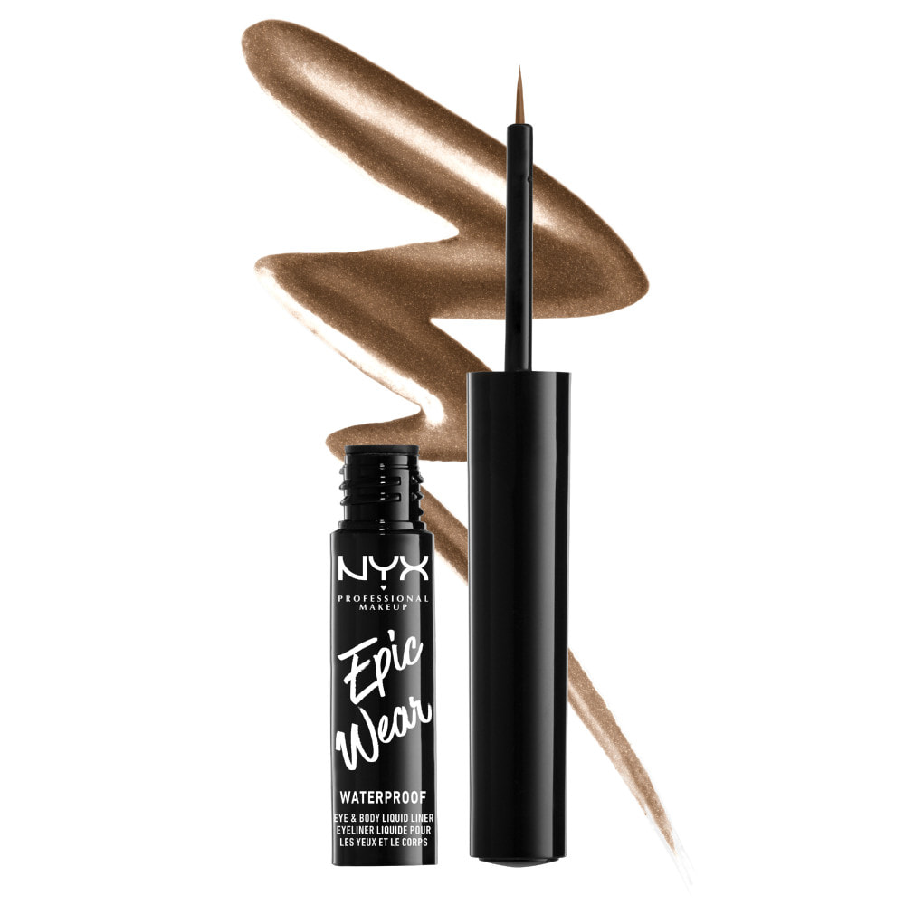 NYX Professional Makeup Epic Wear Metallic Eyeliner Liquide Brown