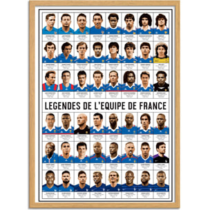 Affiche - Légendes de l'équipe de France - Olivier Bourdereau