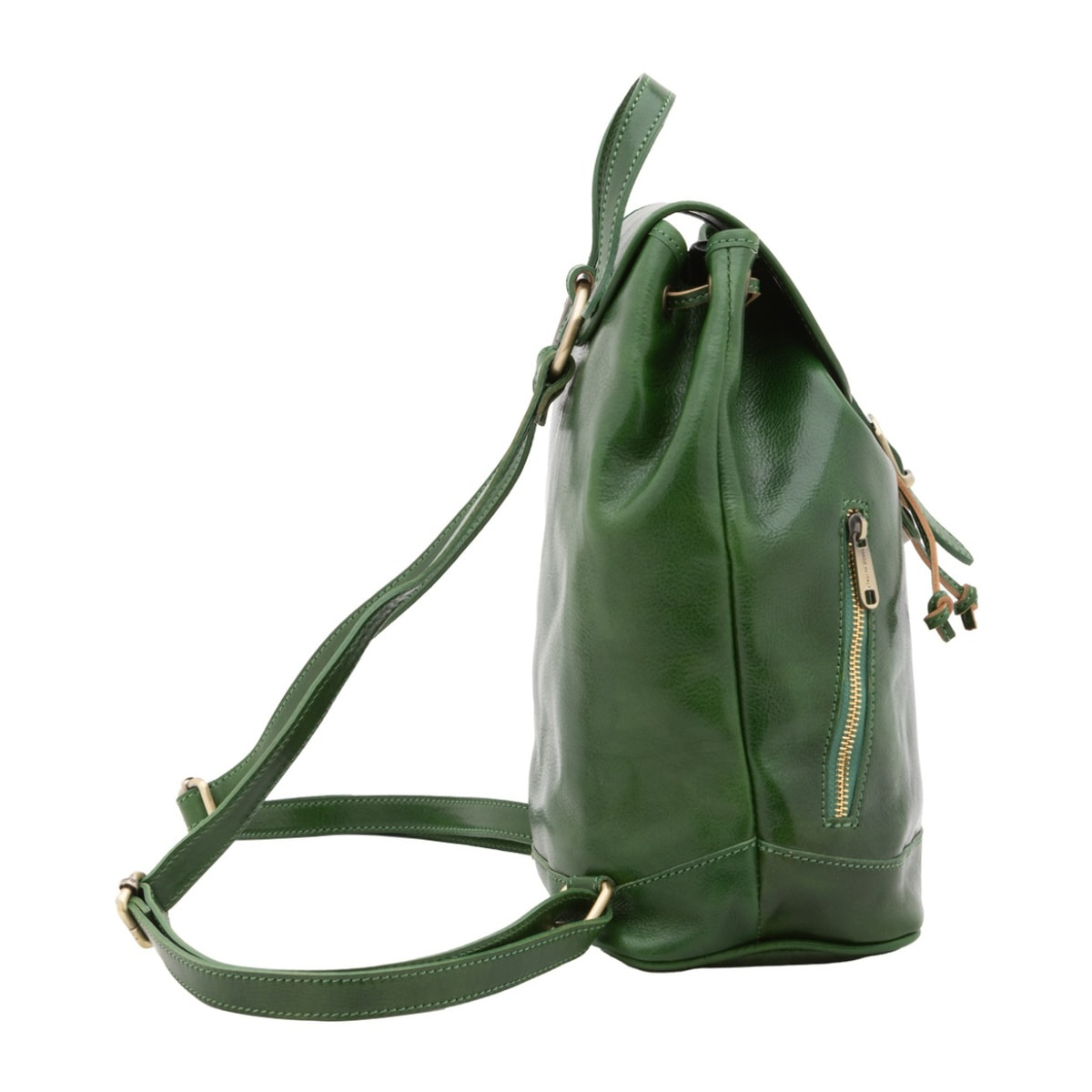 Borsa a spalla da donna - Modello False - 100% pelle artigianale - 25.0 x 32.0 x 14.0 cm