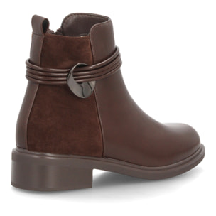 Botines mujer con tiras decorativas para mujer.