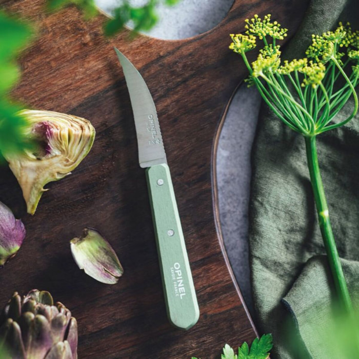 Couteau d'office OPINEL Legumes N114 Sauge