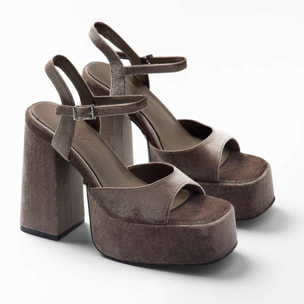 Sandalia de tacón DOMINIC 12 cm