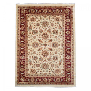 Tapis épais de 120x180 aux motif floraux traditionnels orientaux