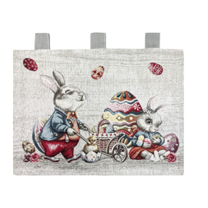 Copriforno Cucina Universale Cinigliato Copertura ProtezioneDecoarzione Forno Disegno Bunny Easter