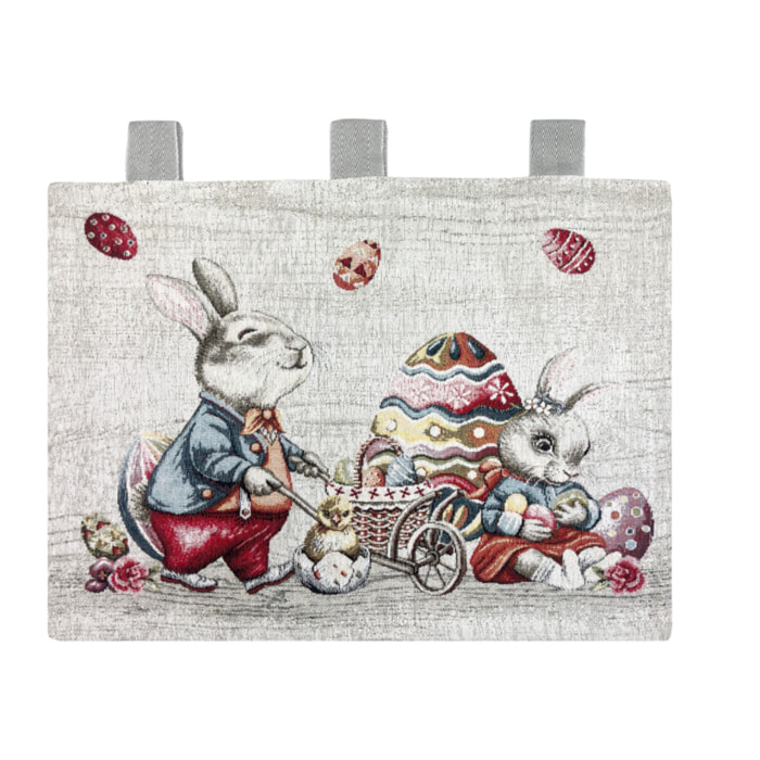 Copriforno Cucina Universale Cinigliato Copertura ProtezioneDecoarzione Forno Disegno Bunny Easter