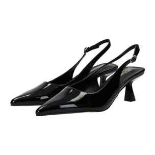 Décolleté sling back Donna Tata Italia Nero