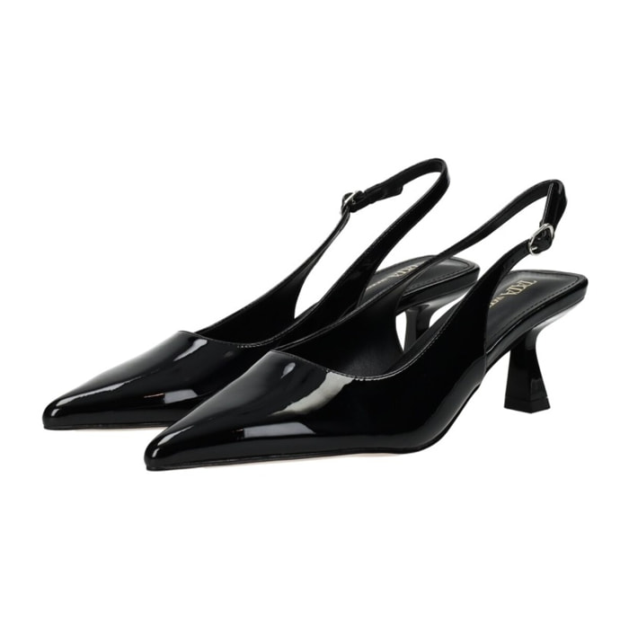 Décolleté sling back Donna Tata Italia Nero