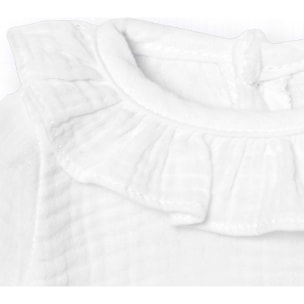 Body bebé manga larga cuello bambula