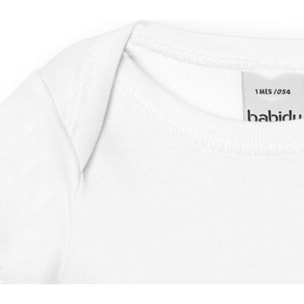 Body bebé manga corta bambú americano