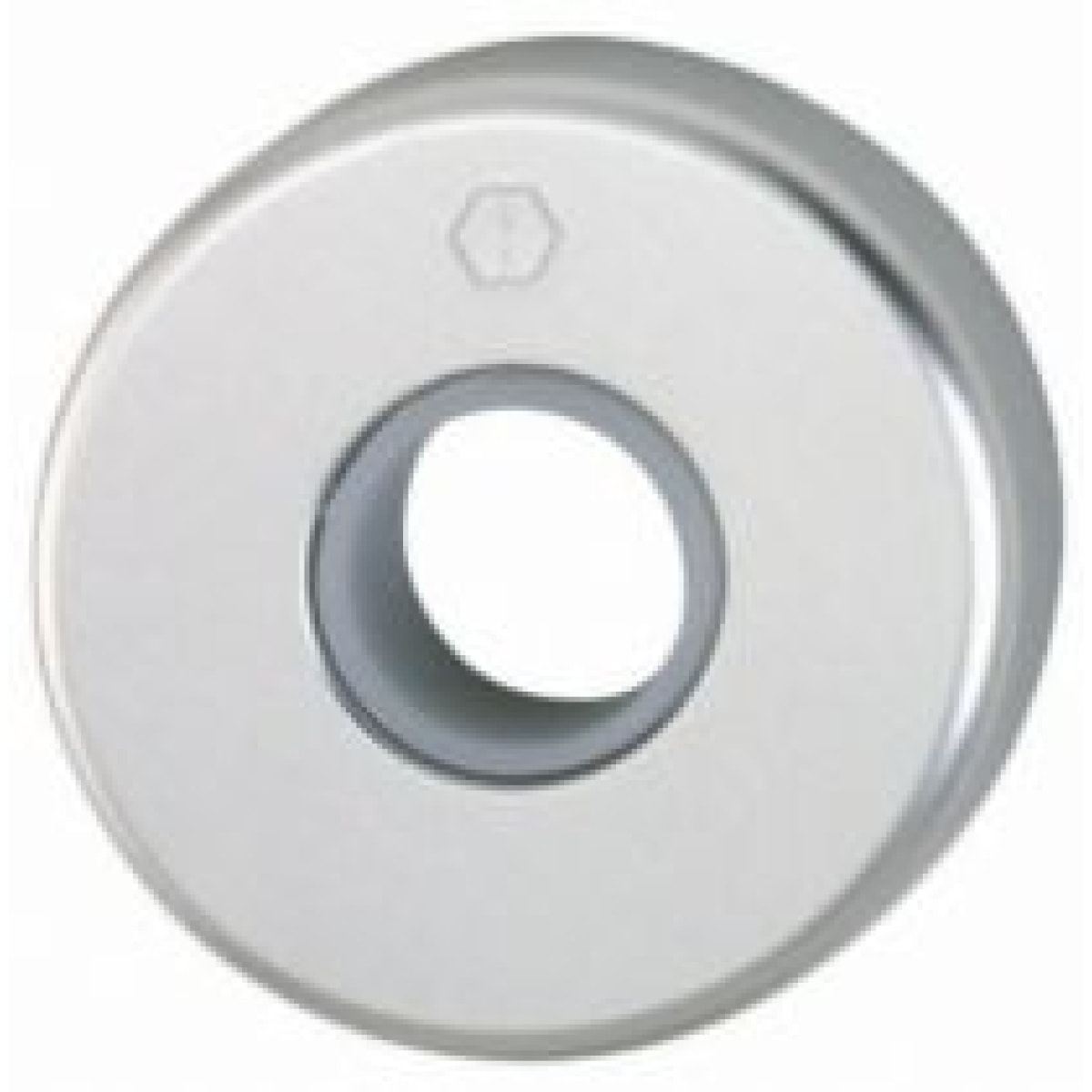 Paire de rosaces Cortina 42K HOPPE Argent - Bec de cane - 762712
