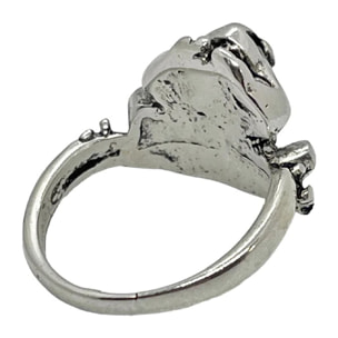 Anillo Rana chapado plata de ley