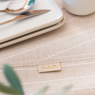 Mantel 100% algodón BAEZA Beige