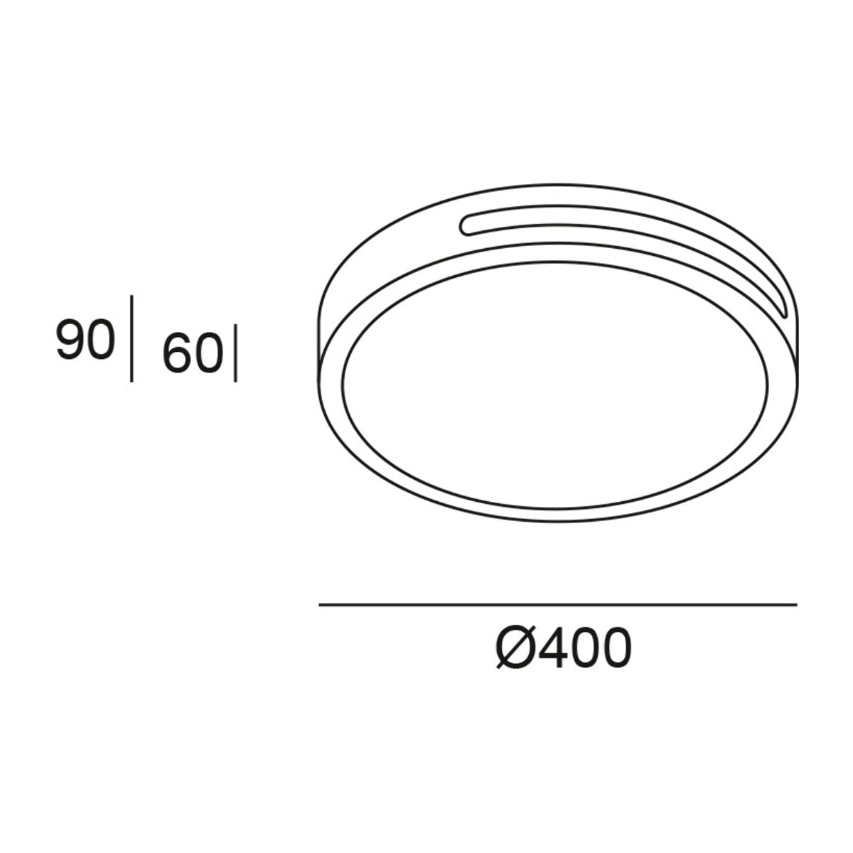 FORLIGHT PLAFÓN IP20 LU LED 22.5W BLANCO NEUTRO - 4000K ON-OFF MADERA CLARA