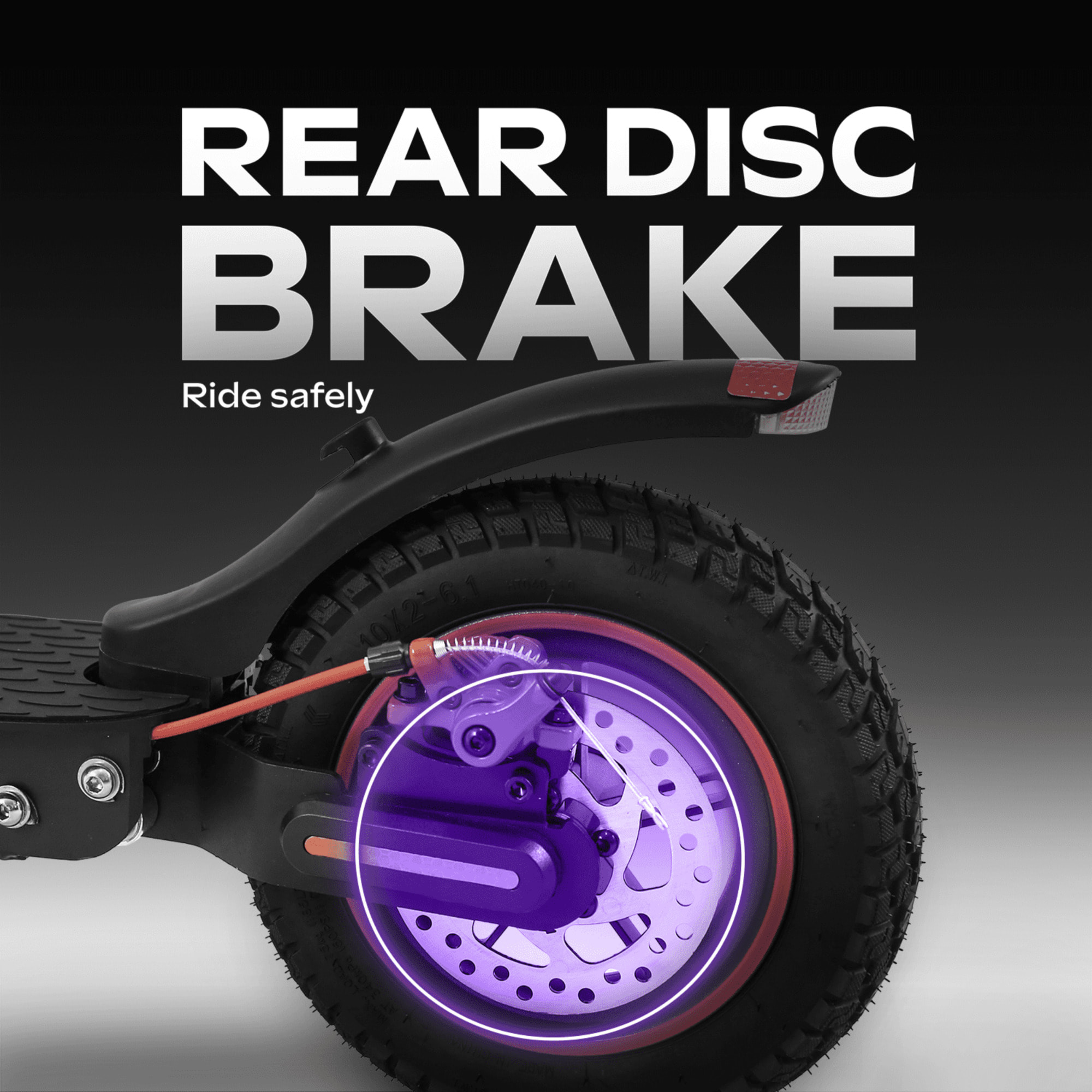 RIDE 100 PRO 2 – Poids 15Kg – Autonomie Jusqu'a 30 km – Batterie 42V – Trottinette Électrique Adulte UrbanGlide – Pneu 10"