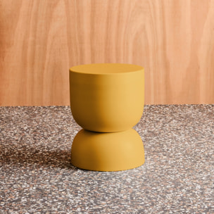 Table d'appoint, bout de canapé, table de chevet métal Ø32 x H42cm MADI