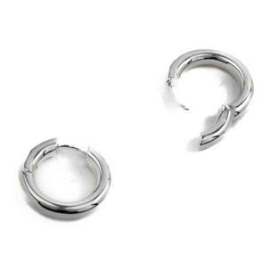 Pendientes Lux by Lux acabados en Rodio