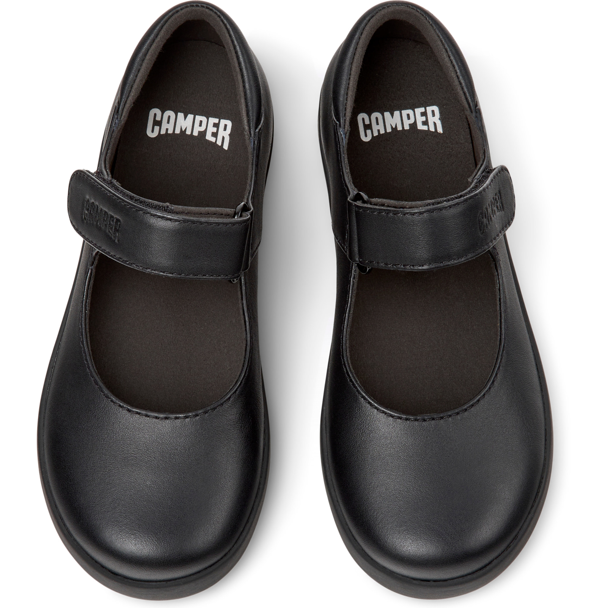 Bailarinas - CAMPER Spiral Comet - Negro - Cuero liso