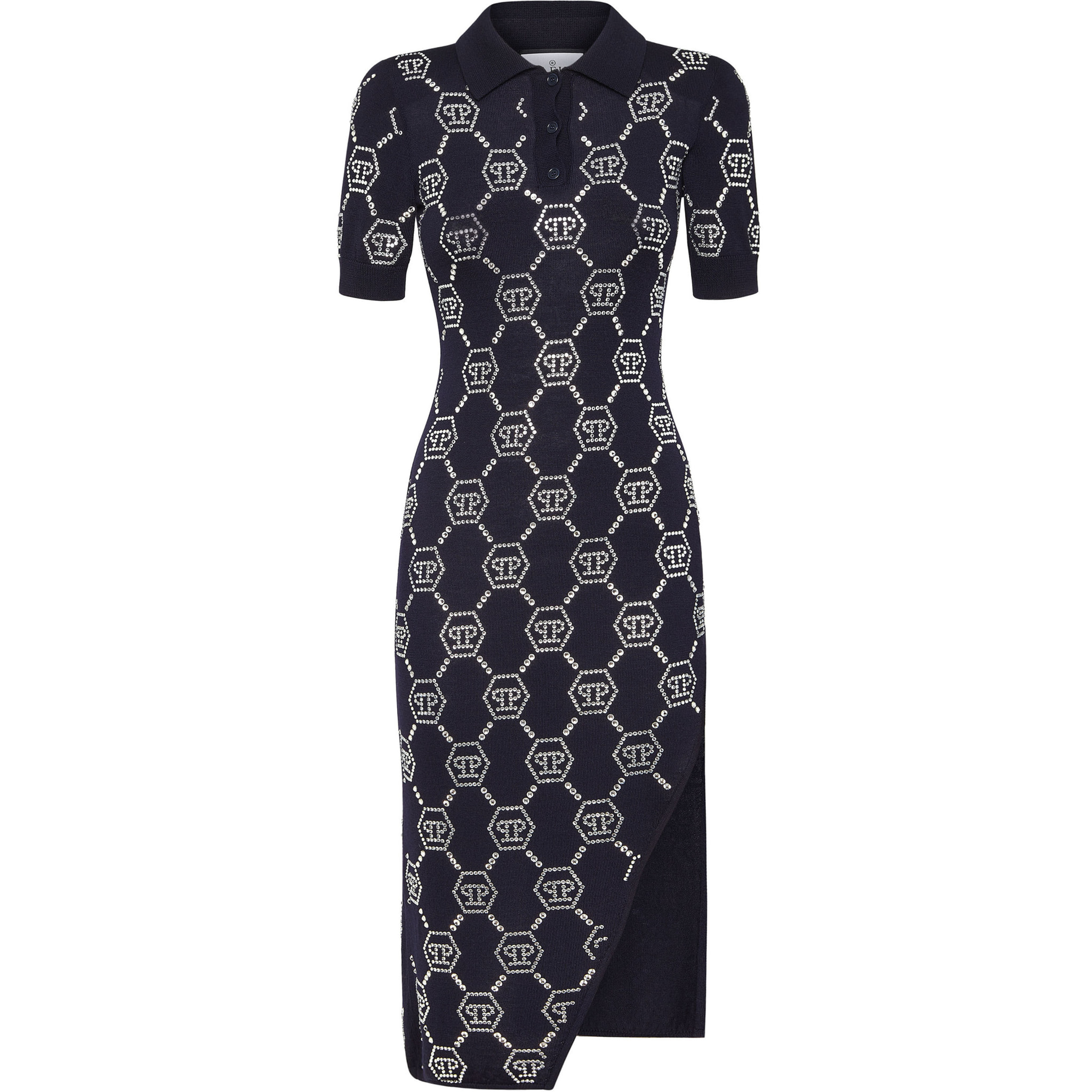 PHILIPP PLEIN Vestido de punto MONOGRAM