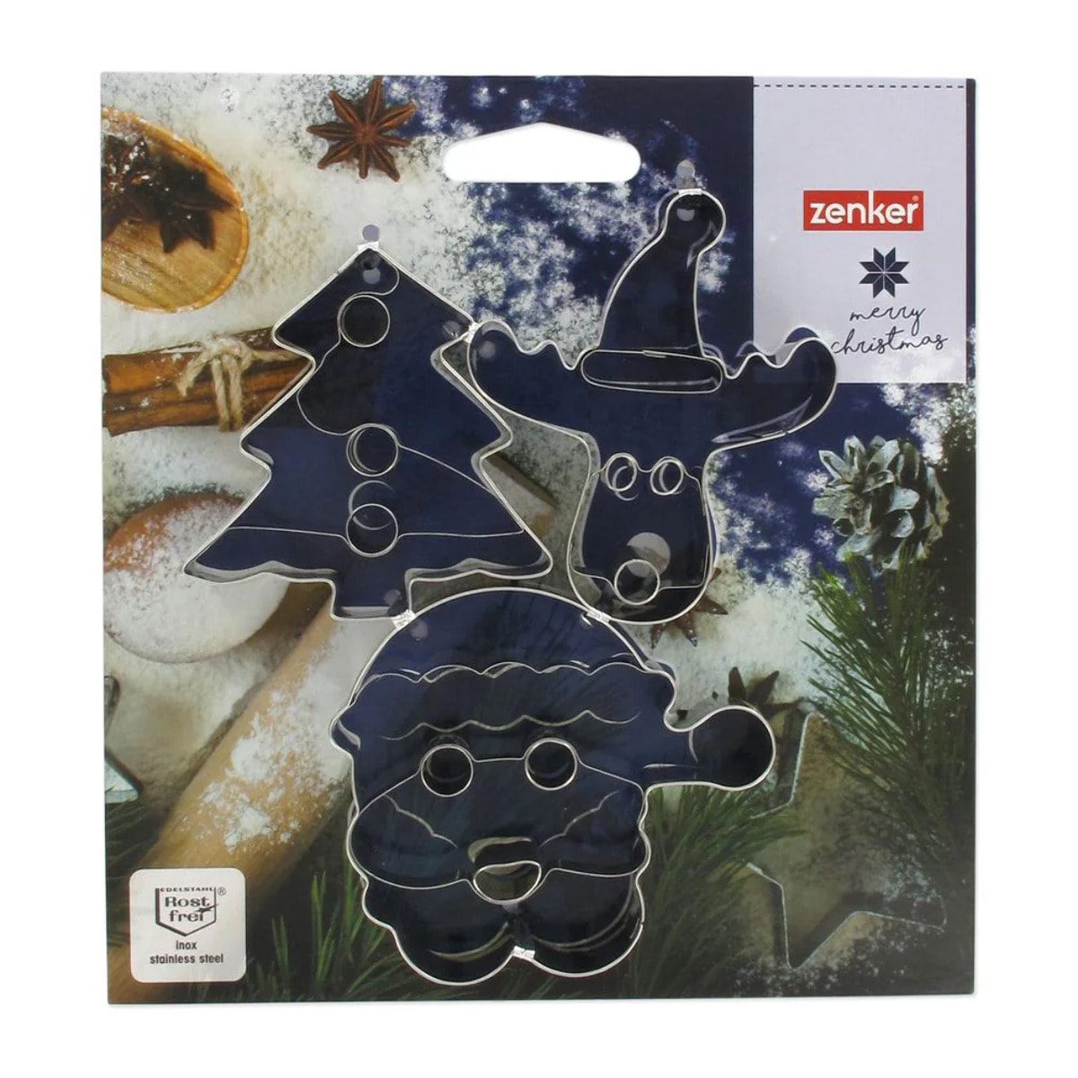 Set de 3 emporte-pièces de Noël Zenker Emporte-pièces