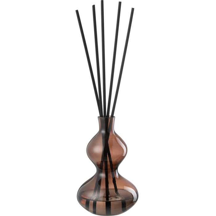 J-Line Bâtonnets parfumés Li-Ly Land - verre - brun - small