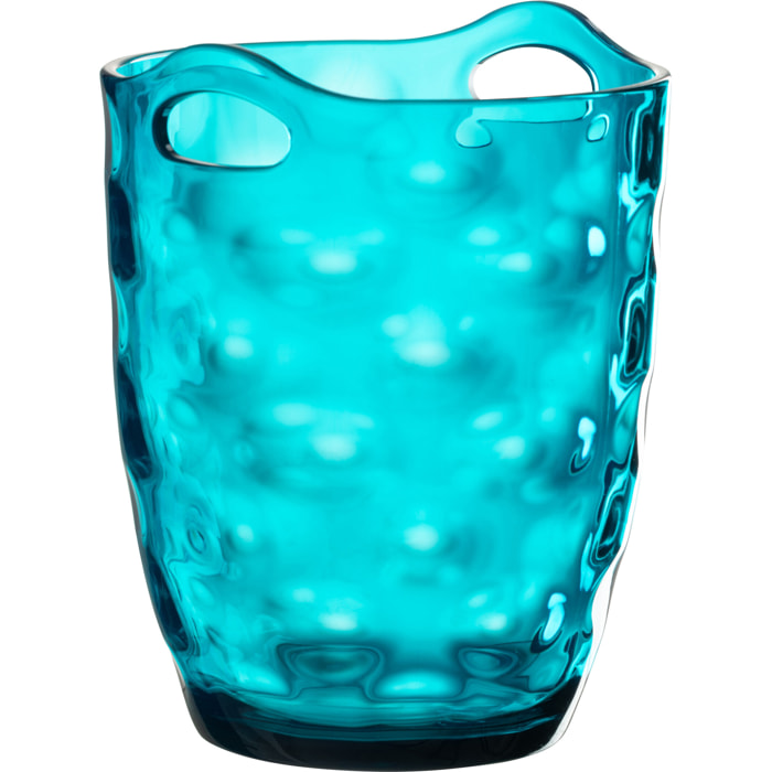 J-Line seau à glace Leonard - plastique - bleu