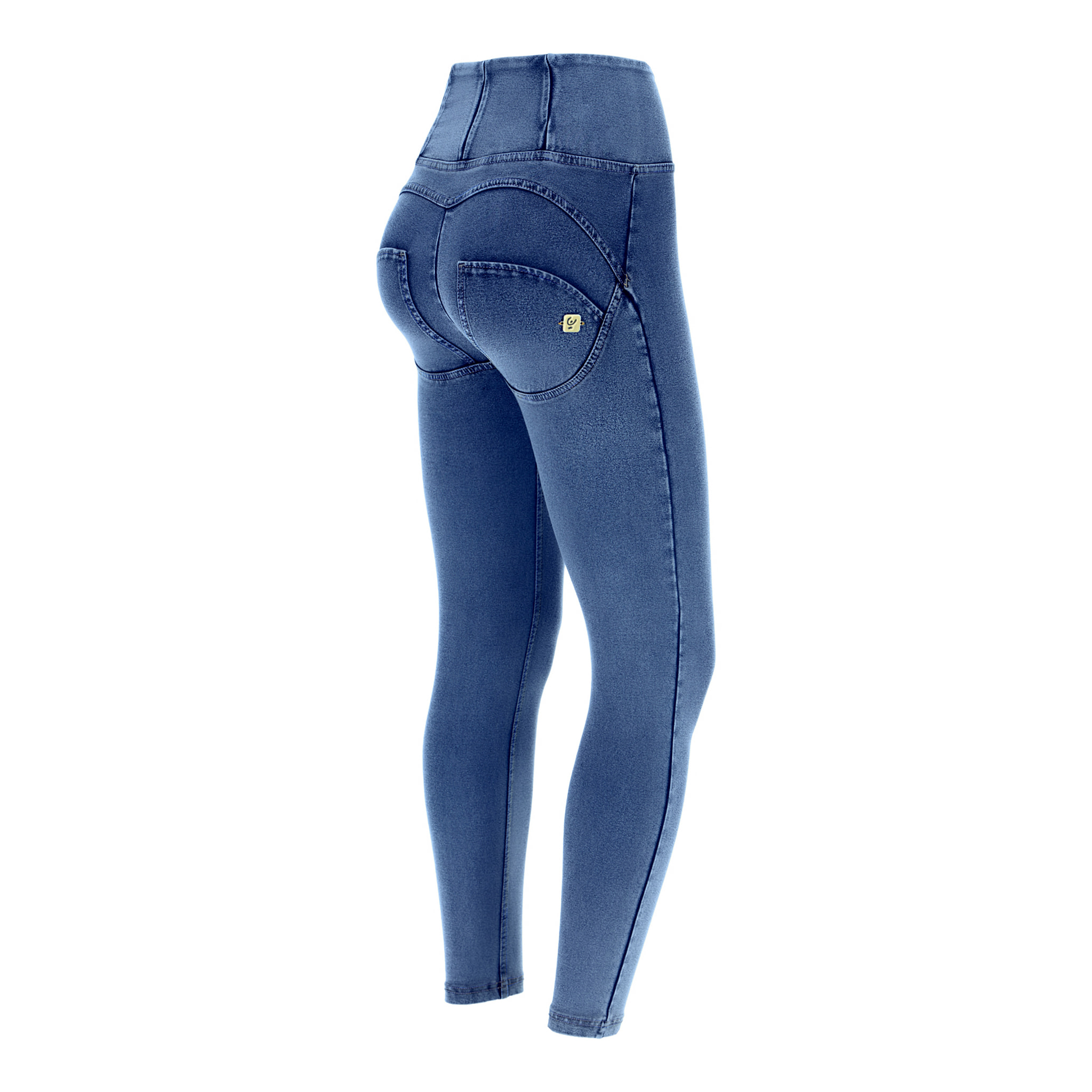 Jeggings push up WR.UP® 7/8 superskinny vita alta con zip
