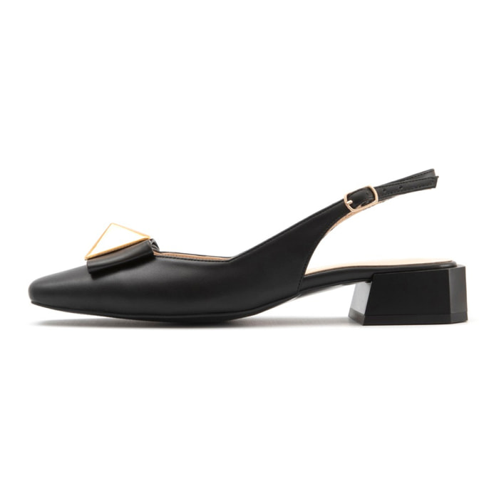 Slingback Donna colore Nero