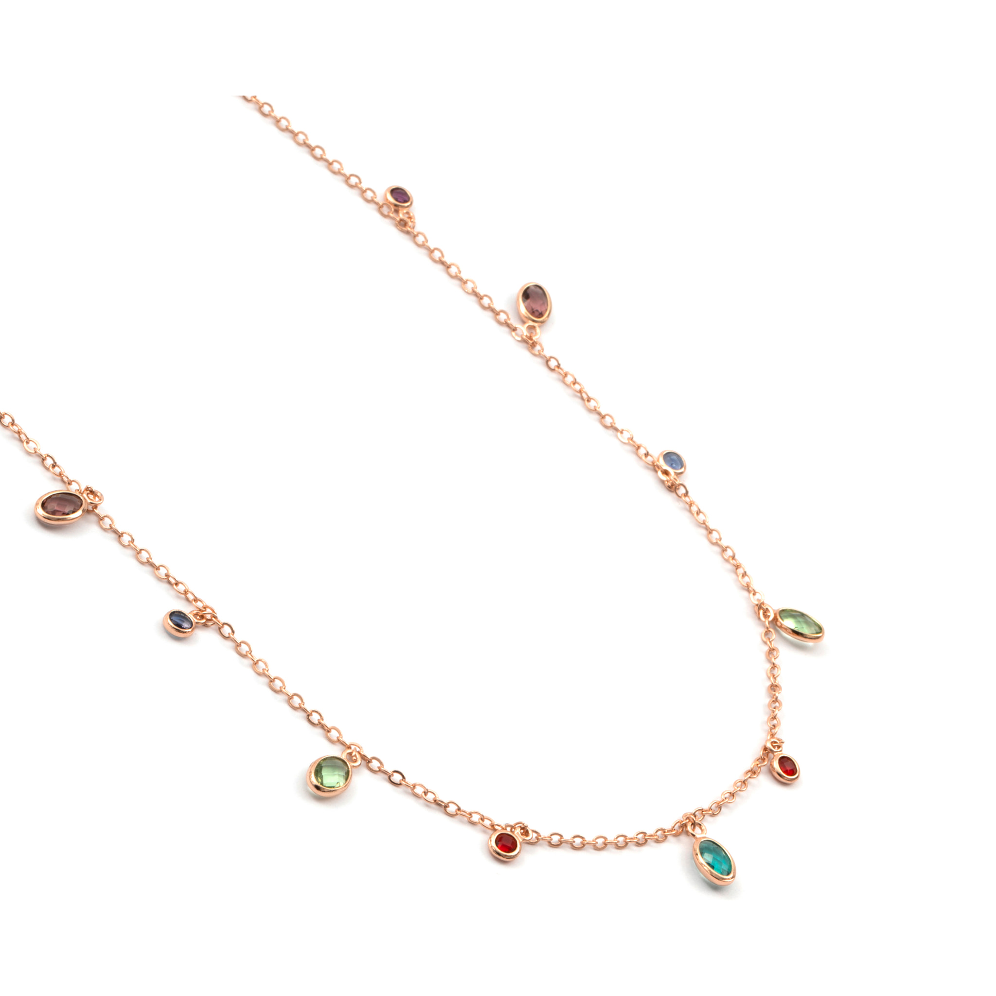 Collar Orsu acabado oro rosa 18k