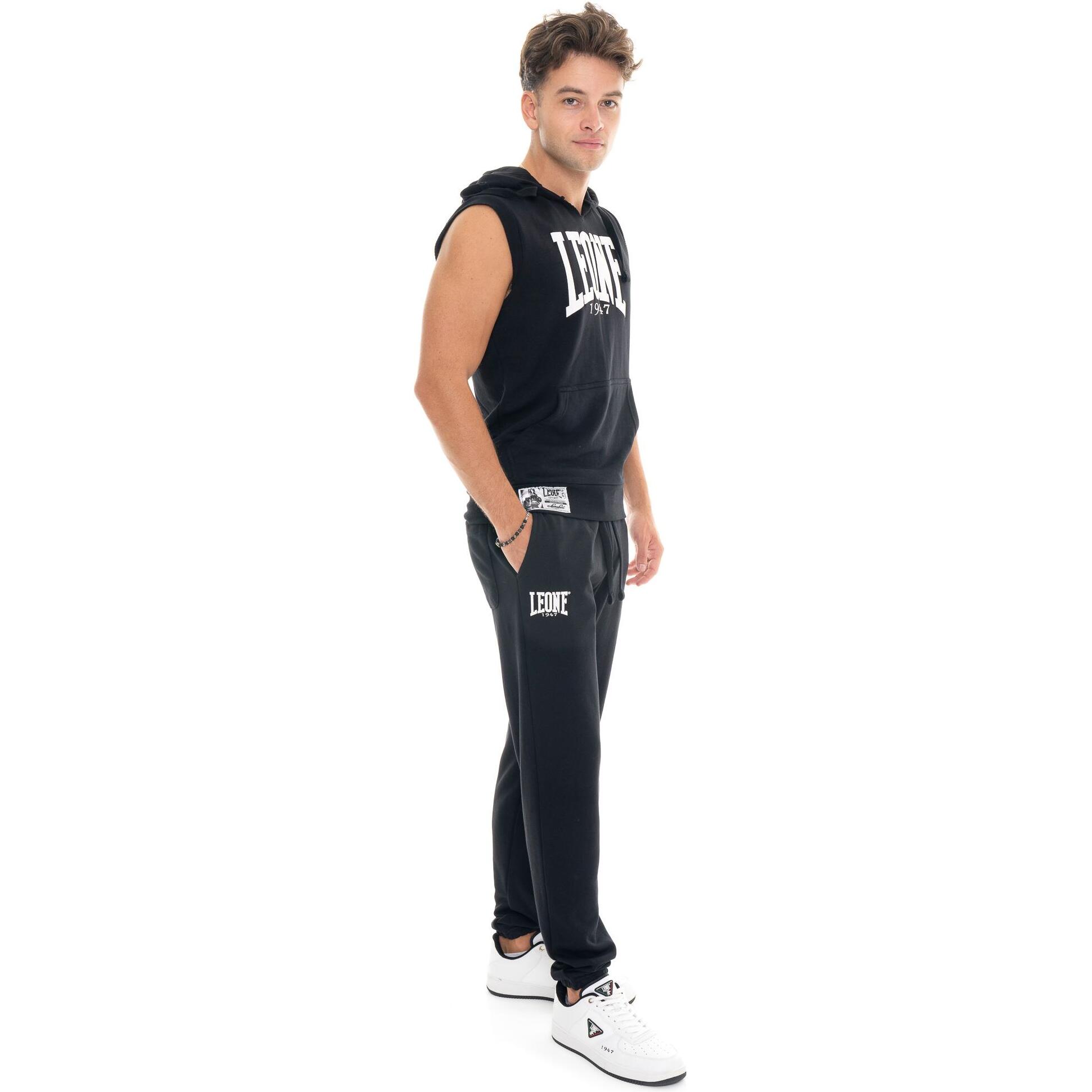 Pantaloni felpa Leone 1947 Apparel con elastico e coulisse. Per relax quotidiano.