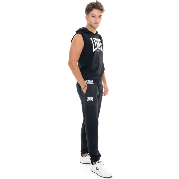 Pantaloni felpa Leone 1947 Apparel con elastico e coulisse. Per relax quotidiano.