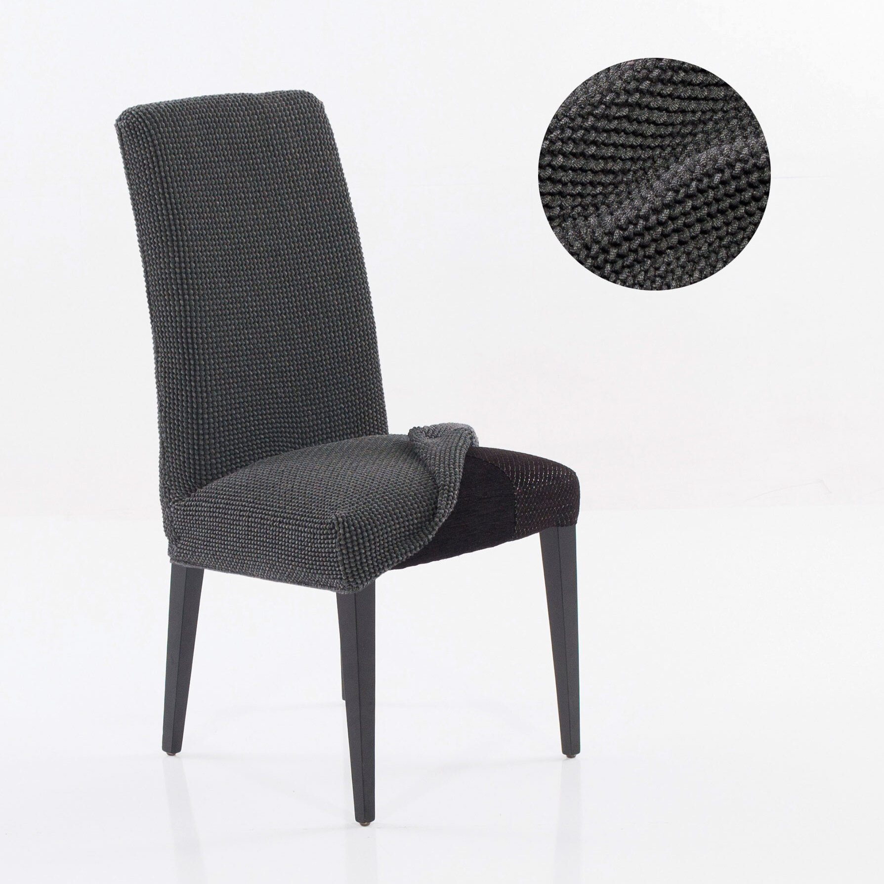 Funda Elástica para silla con RESPALDO pack2 unidades modelo HELENA