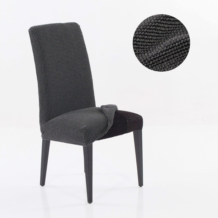 Funda Elástica para silla con RESPALDO pack2 unidades modelo HELENA