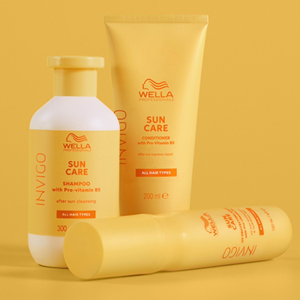 WELLA PROFESSIONALS Kit Invigo Sun Shampoo 300ml + Conditioner 200ml + Spray Protezione UV 150ml