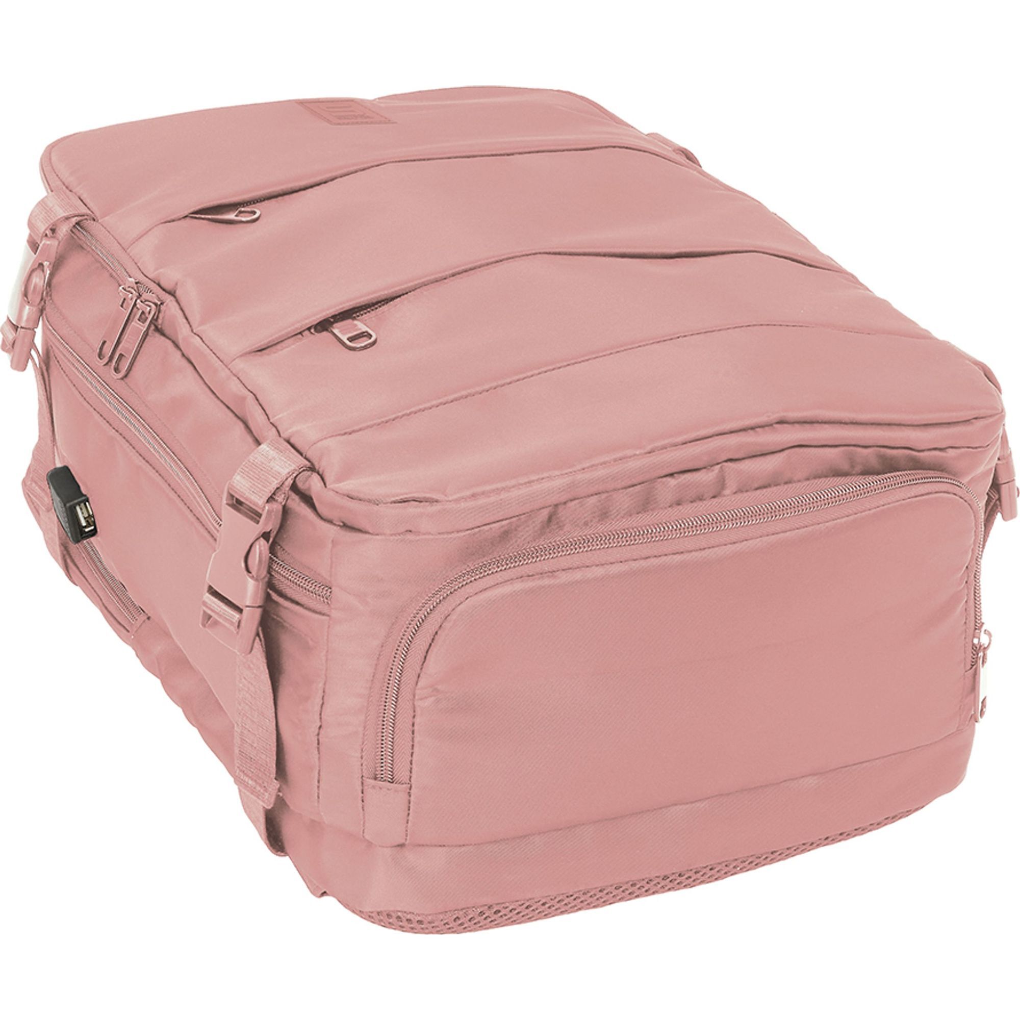 Mochila viaje cabina portatil 15,6 safta "rosa"