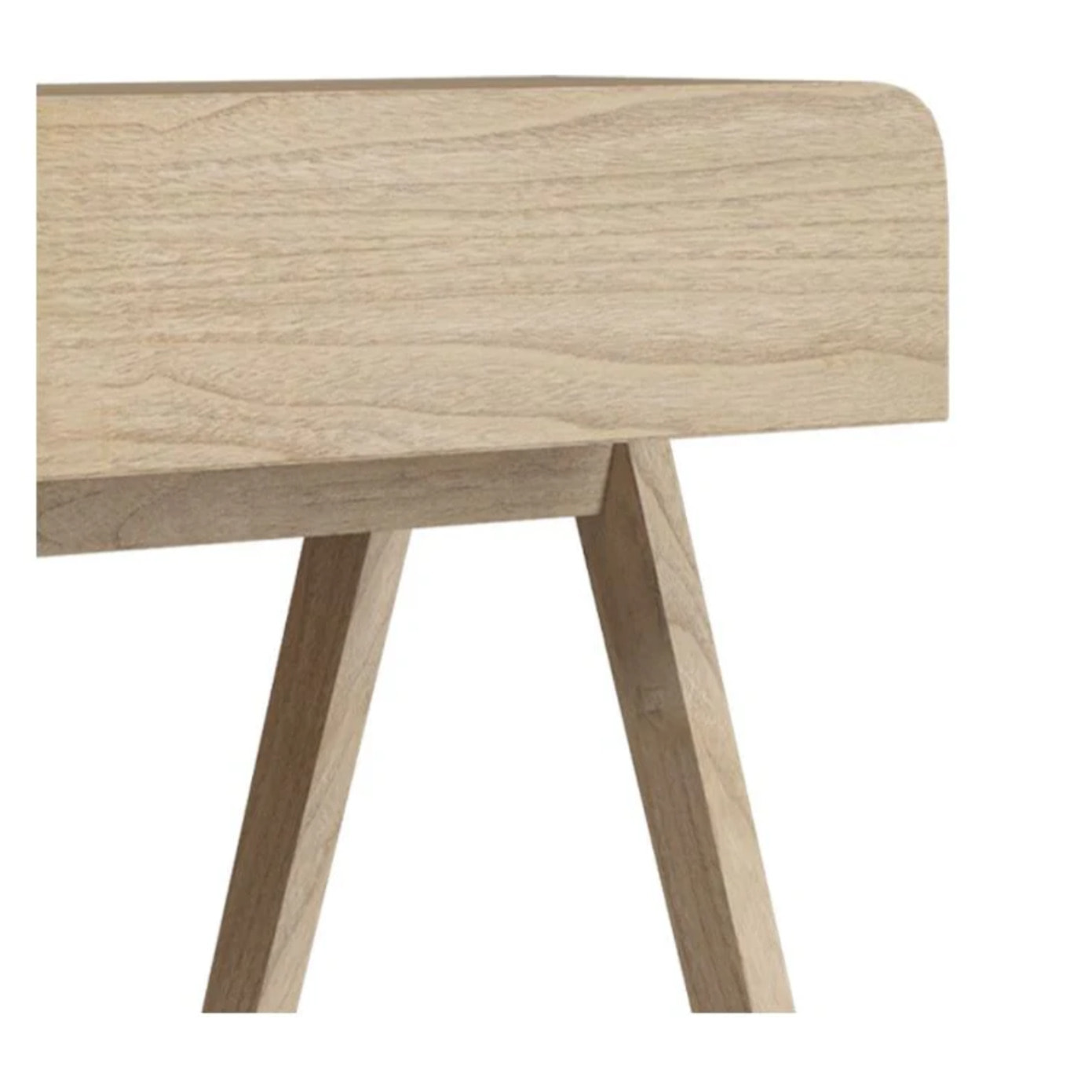 Bureau en bois de mindi et cannage - Khao