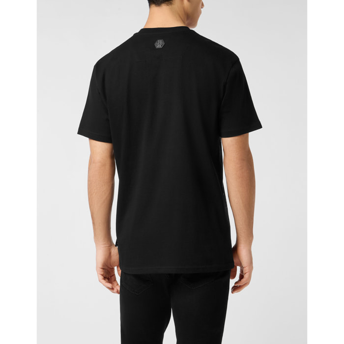 PHILIPP PLEIN Camiseta de cuello redondo y manga corta SKULL