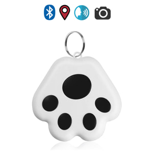 Localizzatore PAW Bluetooth 4.0 multifunzione, con indicatore GPS dell'ultima posizione. Per animali domestici, chiavi, valigie, ecc.