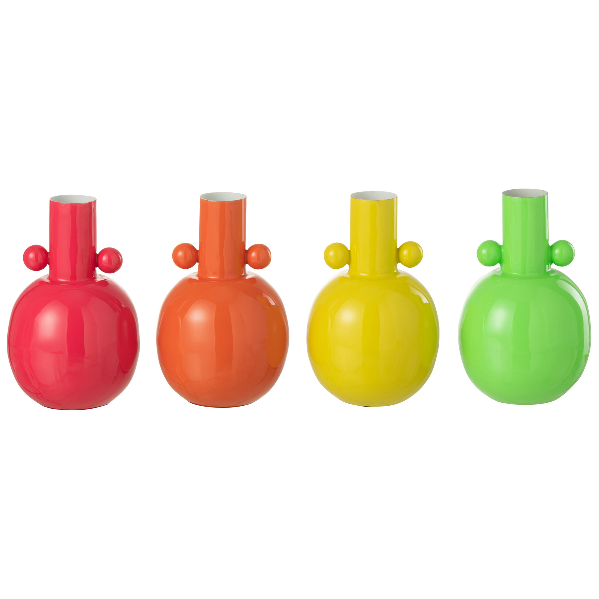 J-Line Vase Amphore Fer Mix Assortiment De 4