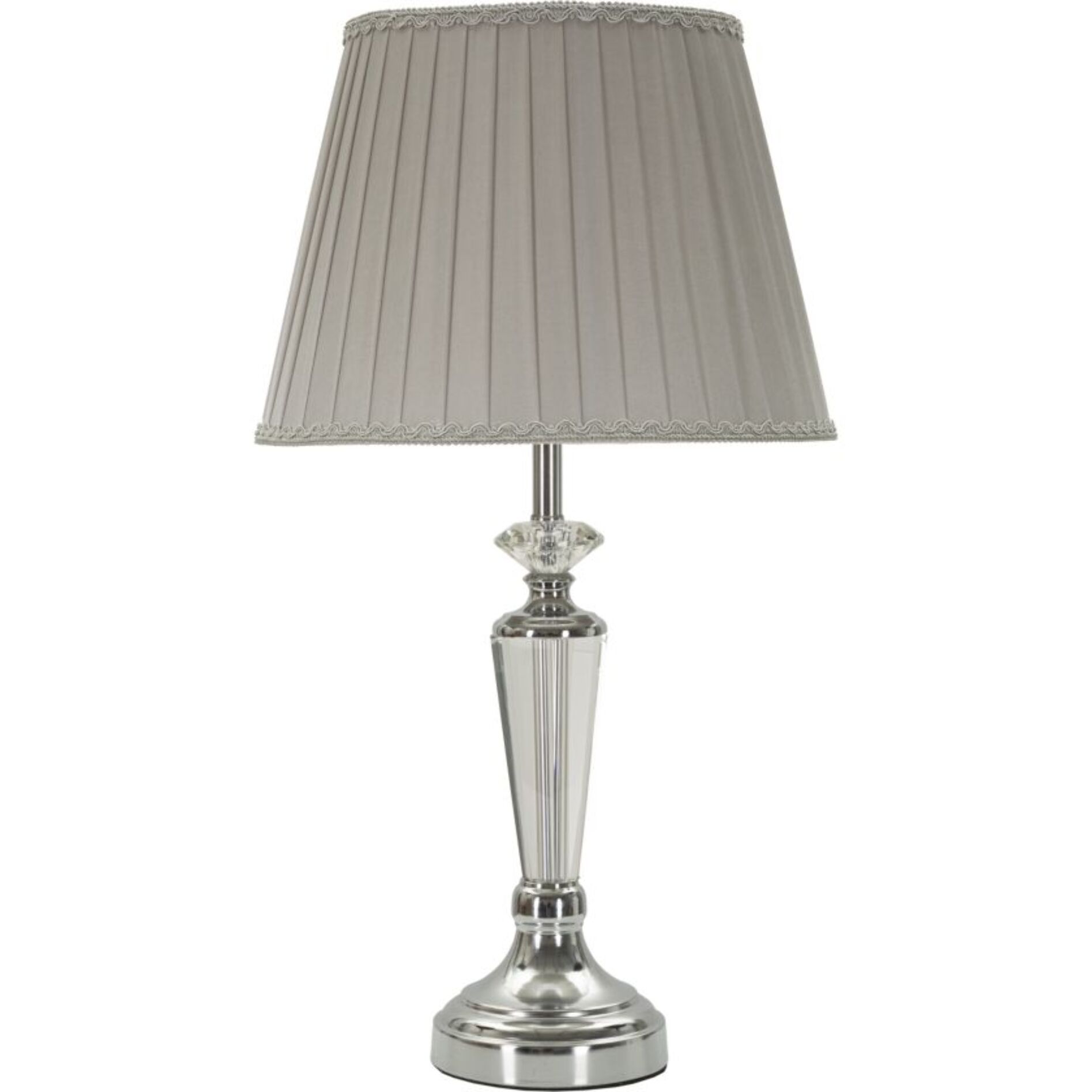 LAMPADA DA TAVOLO SILVERY CM Ø 30X56