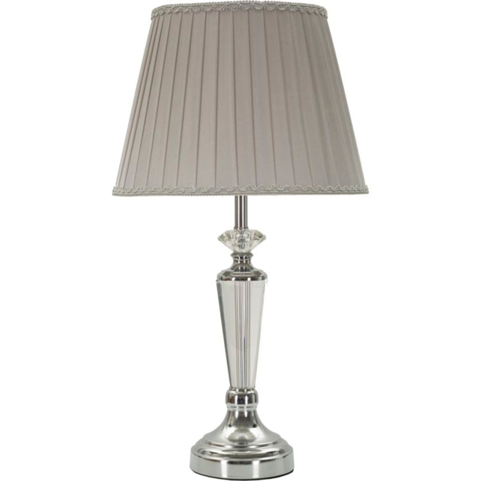 LAMPADA DA TAVOLO SILVERY CM Ø 30X56