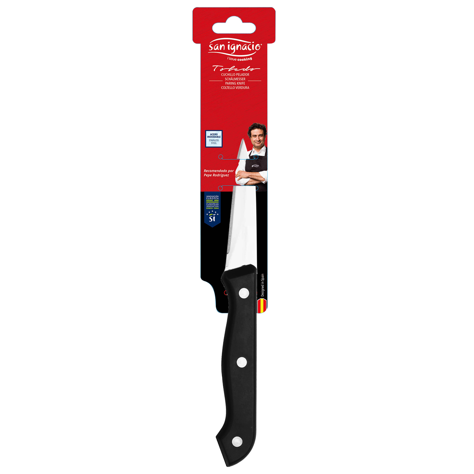Cuchillo pelador 7.5cm  colección Toledo San Ignacio