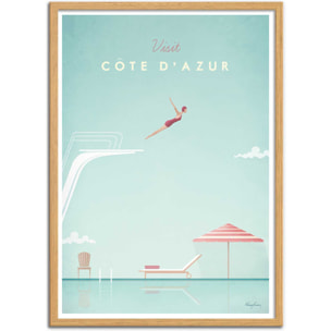 Affiche - Visit Cote d'Azur - Henry Rivers