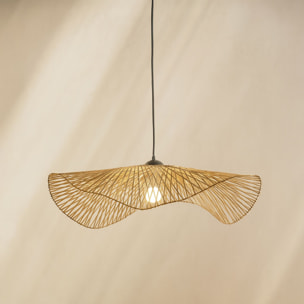 Suspension aérienne en bambou tressé 75cm CARAVELLE