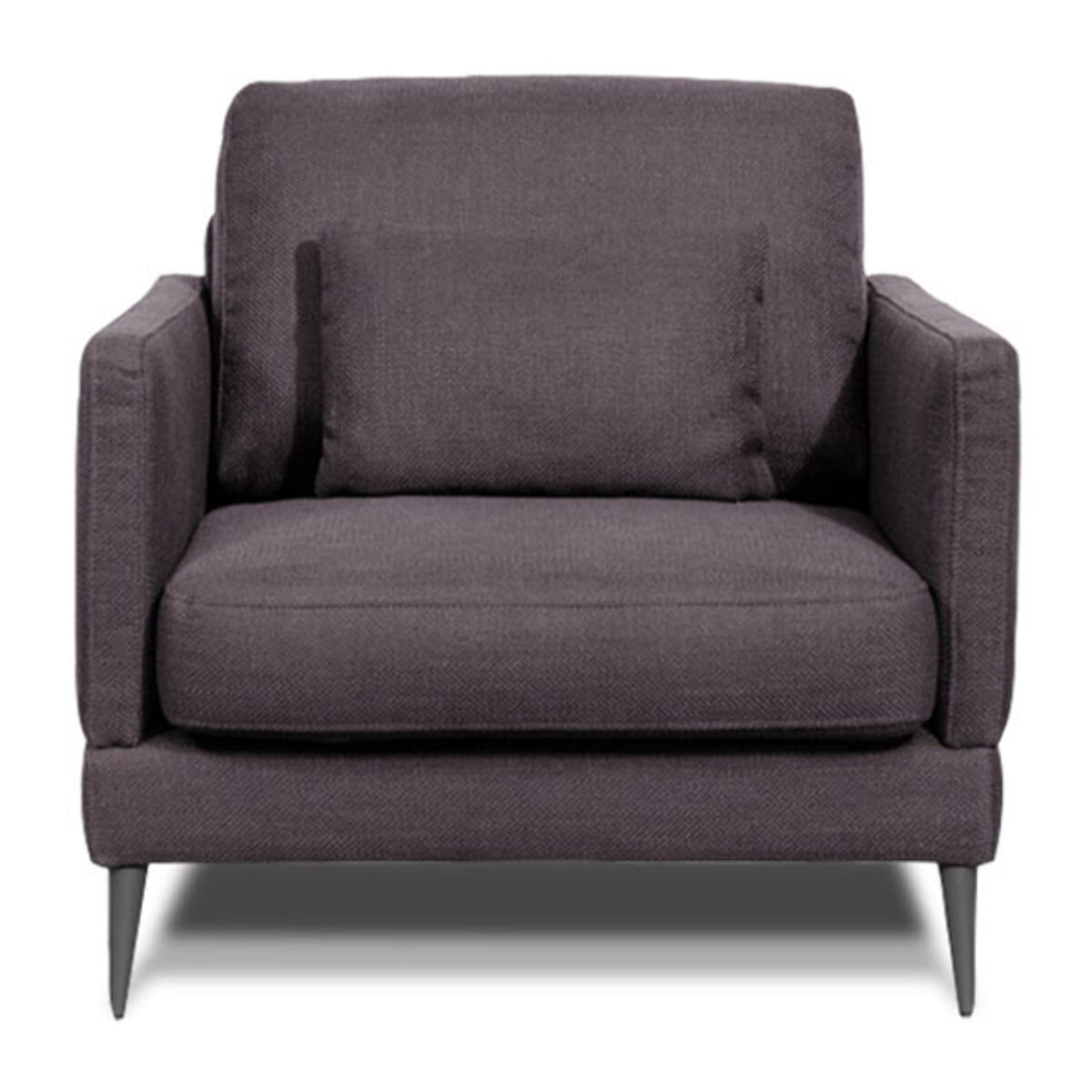 Fauteuil Splendido Tissu Gris foncé - 1 Place