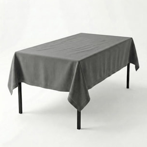 Tovaglia ajour in cotone - GRIGIO SCURO