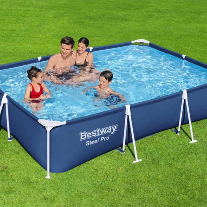Bestway Piscine hors sol - Rectangulaire - Steel Pro - 300 x 201 x 66 cm