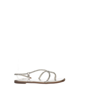 Sandali Donna Tata Italia Argentato