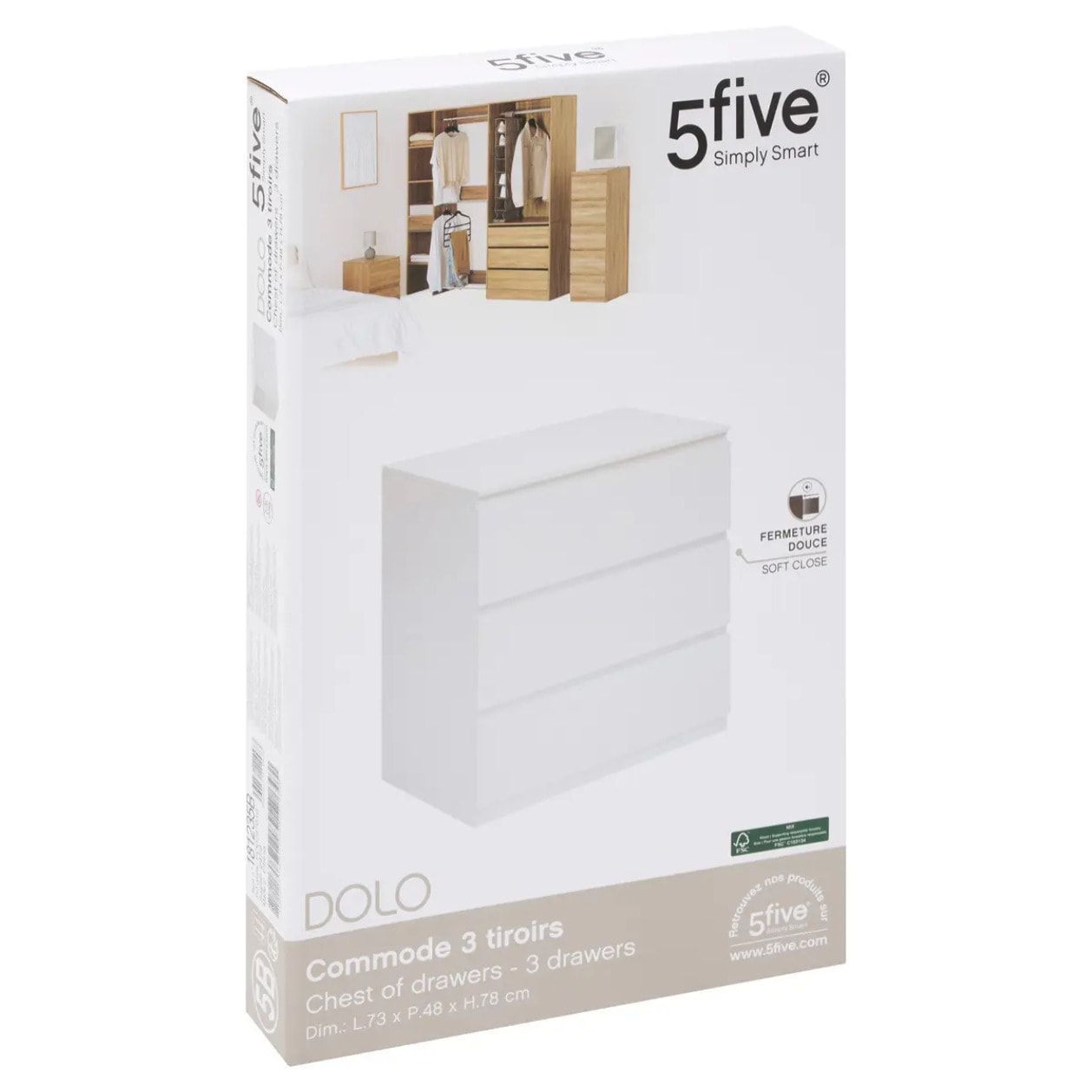 Commode Dolo 3 tiroirs